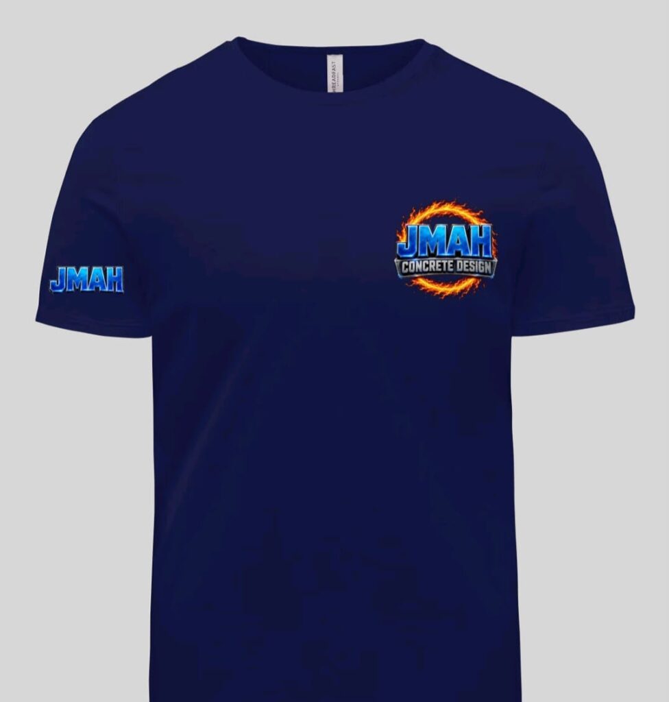 Navy JMAH Concrete Design front print