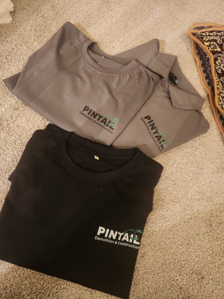 Pintail Demolition and Construction custom shirts