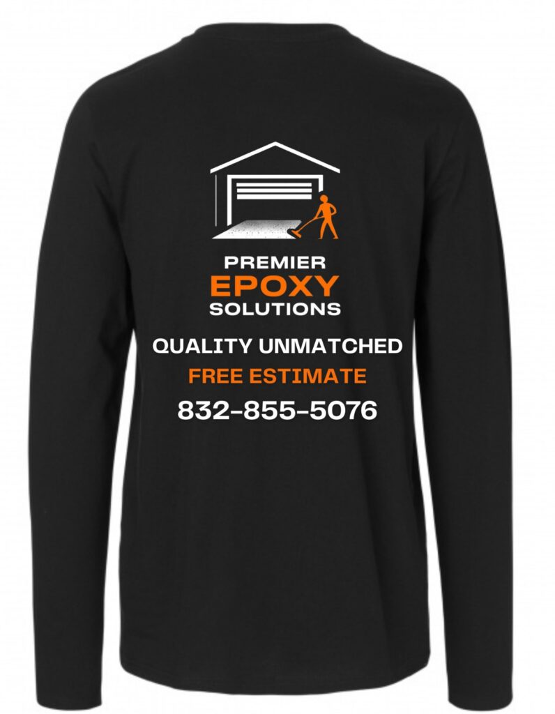 Premier Epoxy Solutions black long-sleeve shirt